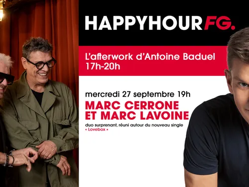 Marc Cerrone et Marc Lavoine  invités d'Antoine Baduel ce soir !