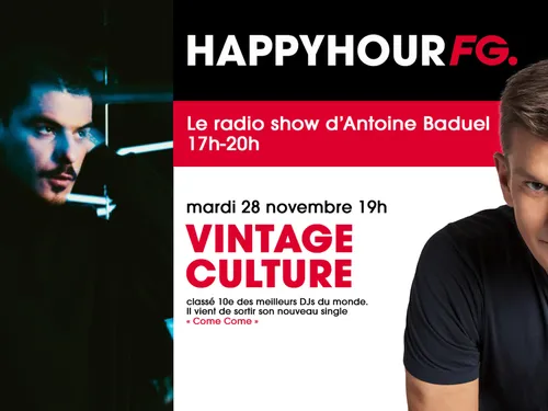 Vintage Culture sera ce soir l'invité d'Antoine Baduel !