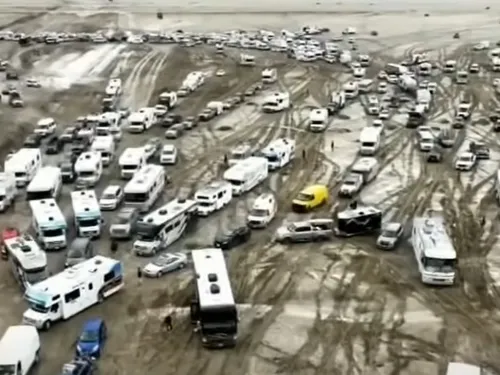 Burning Man, une fin aquatique autant qu’ironique
