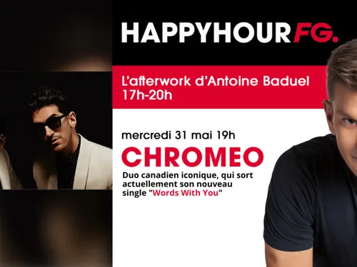 Le duo Chromeo invité d'Antoine Baduel ce soir !
