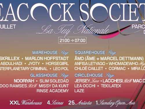 Gagne 2 places pour Peacock Society