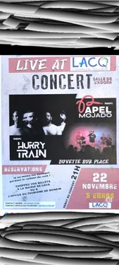 Lacq :  Concert Papell Mojado et Hurry Train