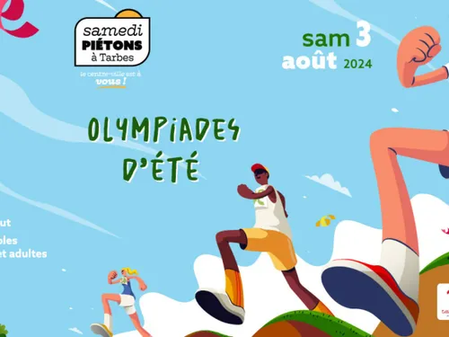 Tarbes : Samedi Piétons Olympiades d’été