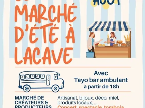 Le Marché d'été à Lacave