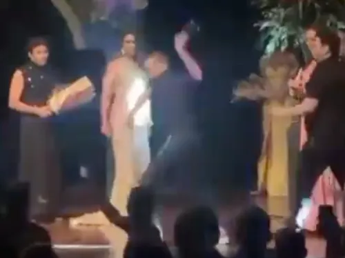 Vexé, le mari d’une Miss pulvérise la couronne de la gagnante lors...