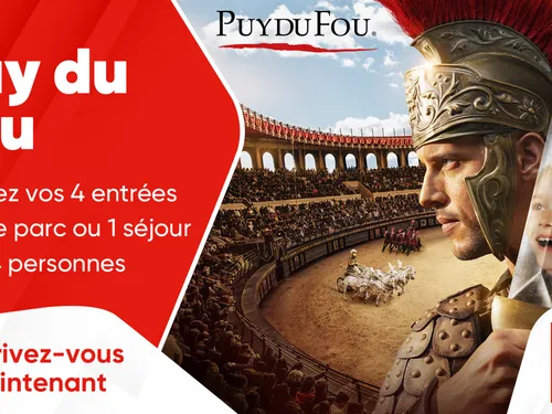 Puy du Fou : gagnez vos 4 entrées pour le parc ou un séjour pour 4...