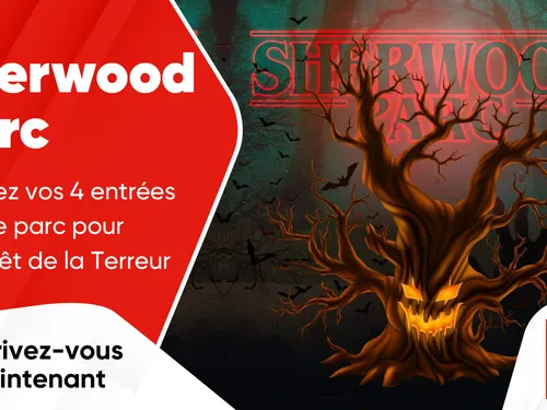 Sherwood Parc : gagnez vos 4 entrées pour le parc pour La Forêt de...