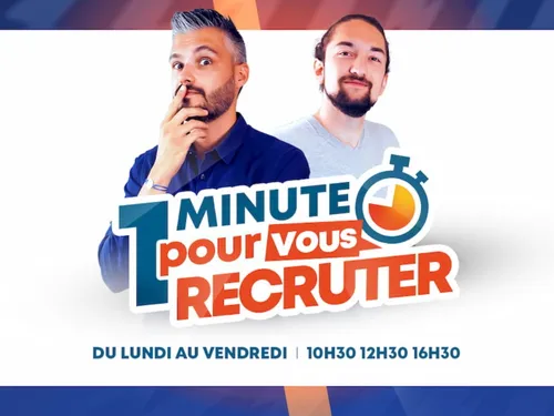 1 minute pour vous recruter