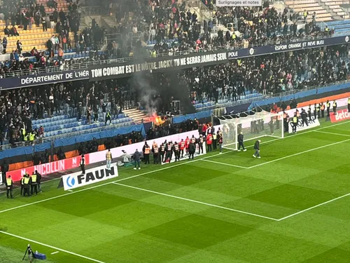 MHSC - ASSE : le match arrêté alors que les Verts menaient 2-0