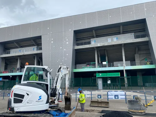 JO : Un nouveau raccordement électrique pour Geoffroy-Guichard 