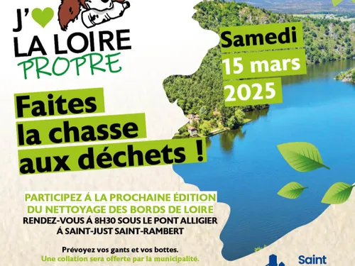 Des opérations "j'aime la Loire propre" ce samedi 