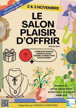 Salon Plaisir d'Offrir le 2 novembre à Guînes 