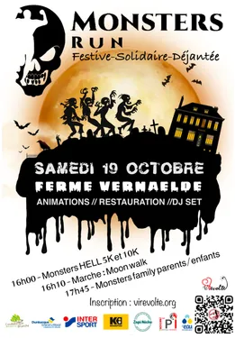 Monsters Run (5eme édition) le 19 octobre à Coudekerque-Branche 