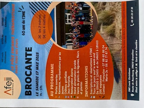 Brocante de l'IME Louis CHRITSIAENS à l'occasion des 60 ans de...