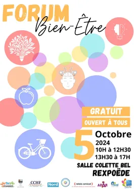 Forum Bien-être le 5 octobre à Rexpoede