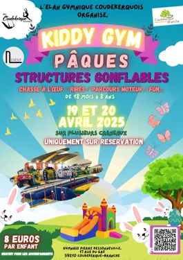 Kiddy gym Spécial Pâques le 19 avril à Coudekerque Branche 