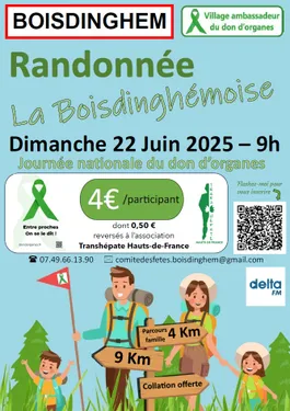 Randonnée "La Boisdinghémoise" le 22 juin à Boisdinghem