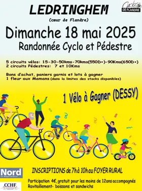 Rando cyclo marche à ledringhem le 18 mai