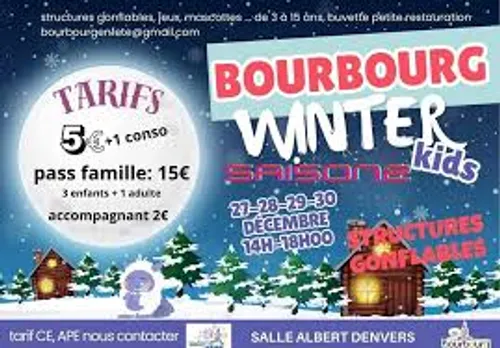 Bourbourg Winter Kids structures gonflables le 27 décembre