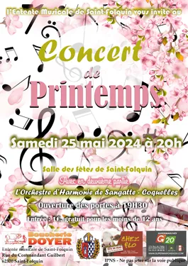 Concert de printemps de Saint-Folquin le 25 mai 