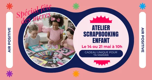  Atelier scrapbooking Spécial fête des mères ! le 14 mai à Haillicourt