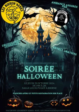 Soirée Halloween le 31 octobre à Bierne