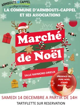 Marché de noël de Armbouts-Cappel le 14 décembre