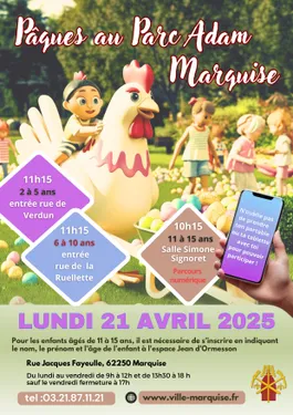Chasse à l'oeuf le 21 avril à Marquise