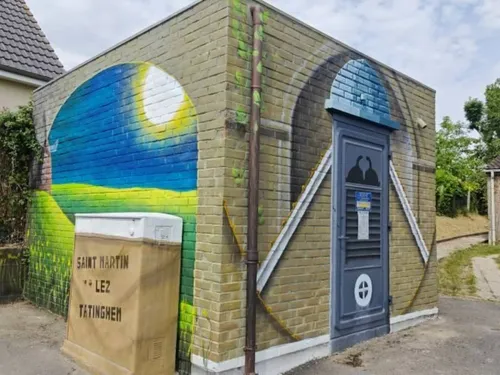 Saint-Martin-lez-Tatinghem : une fresque sur un poste...