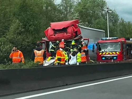 Carambolage mortel sur l'A16 à hauteur de Téteghem