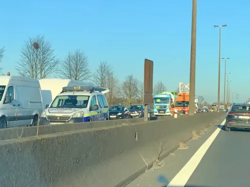Quelques perturbations sur l'A16 ce lundi matin