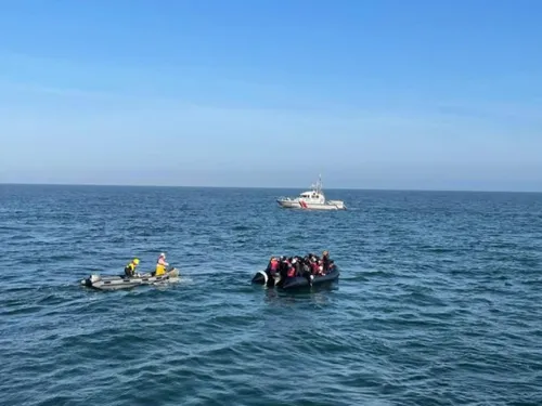 De nouveaux migrants sauvés ce vendredi matin, au large de Le Portel