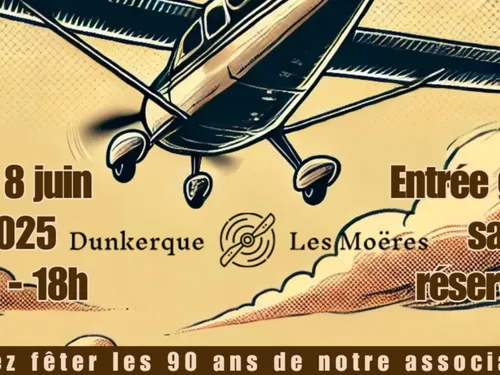 Aéroclub de Dunkerque-Les Moeres : Portes Ouvertes les 7 et 8 juin.