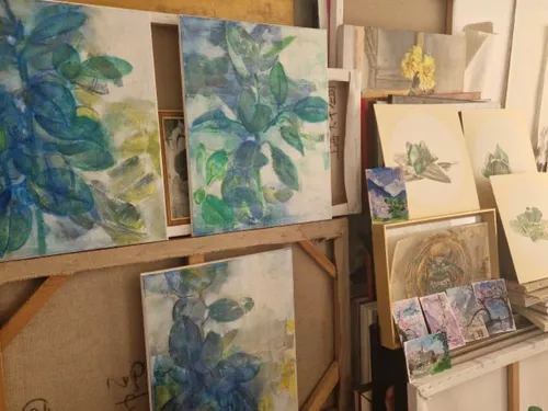 Une artiste peintre chinoise désormais installée à Wormhout, elle...