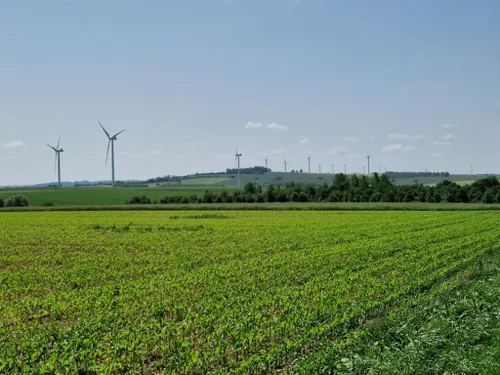 Plus petit, mais avec la même énergie, le parc éolien de...