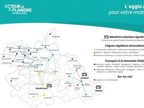 Cœur de Flandre : lancement du réseau de transport Hop Bus le 30 juin