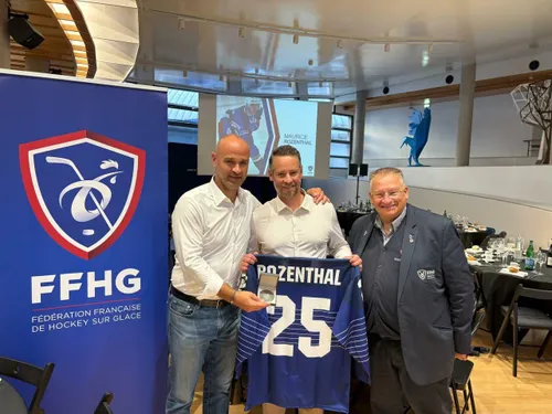 Hockey-sur-glace : Le Dunkerquois Maurice Rozenthal dans le "Hall...