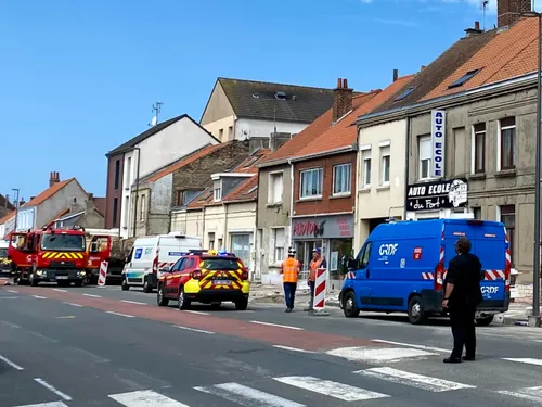L'avenue Salengro fermée à Calais suite à une fuite de gaz
