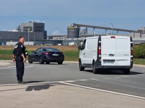 Gravelines : Un accident ce mardi midi, près d'Aluminium-Dunkerque