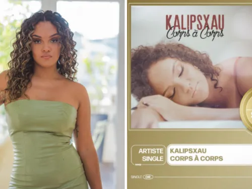 KALIPSXAU  CERTIFIÉ "SINGLE D'OR" AVEC  SON TITRE "CORPS À CORPS"