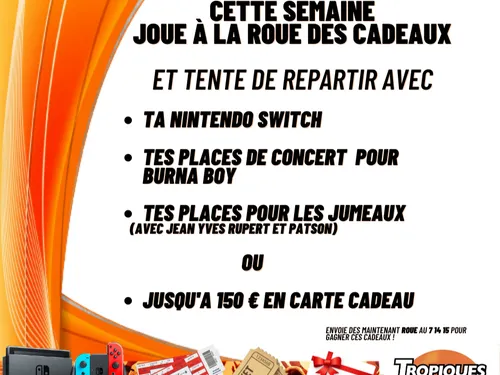 Cette semaine dans la roue des cadeaux...