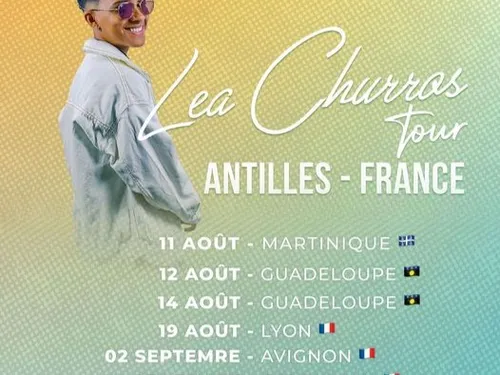 Lea Churros en concert aux Antilles ! 