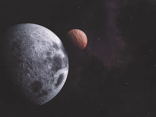 Phénomène rare : La lune va éclipser Mars cette nuit (et vous...