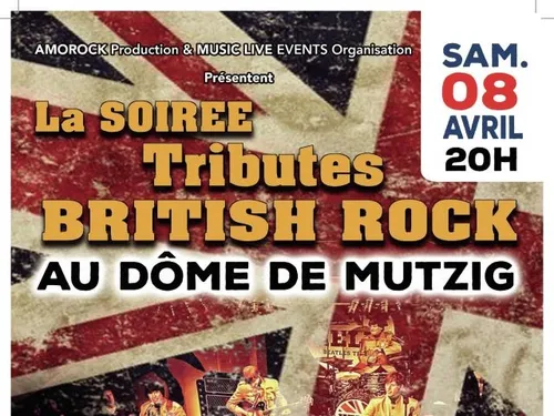 Soirée Concert Tributes BRITISH ROCK au Dôme de Mutzig