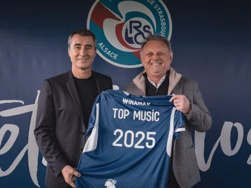 Top Music prolonge son partenariat avec le Racing Club de Strasbourg 