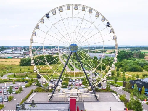 Reichstett : fin de la grande roue au Shopping Promenade