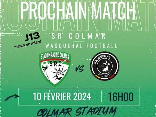 Match SR Colmar / Wasquehal Football