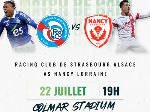 SR COLMAR : MATCH DE GALA Racing Club de Strabourg Alsace vs AS...
