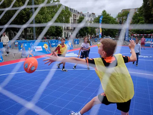 Le handball prend possession de la place Kléber de Strasbourg
