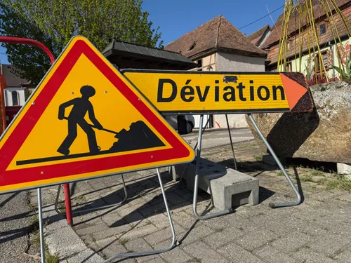 Des travaux sur le RD83 à Guémar